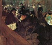 Henri de toulouse-lautrec Moulin Rouge oil on canvas